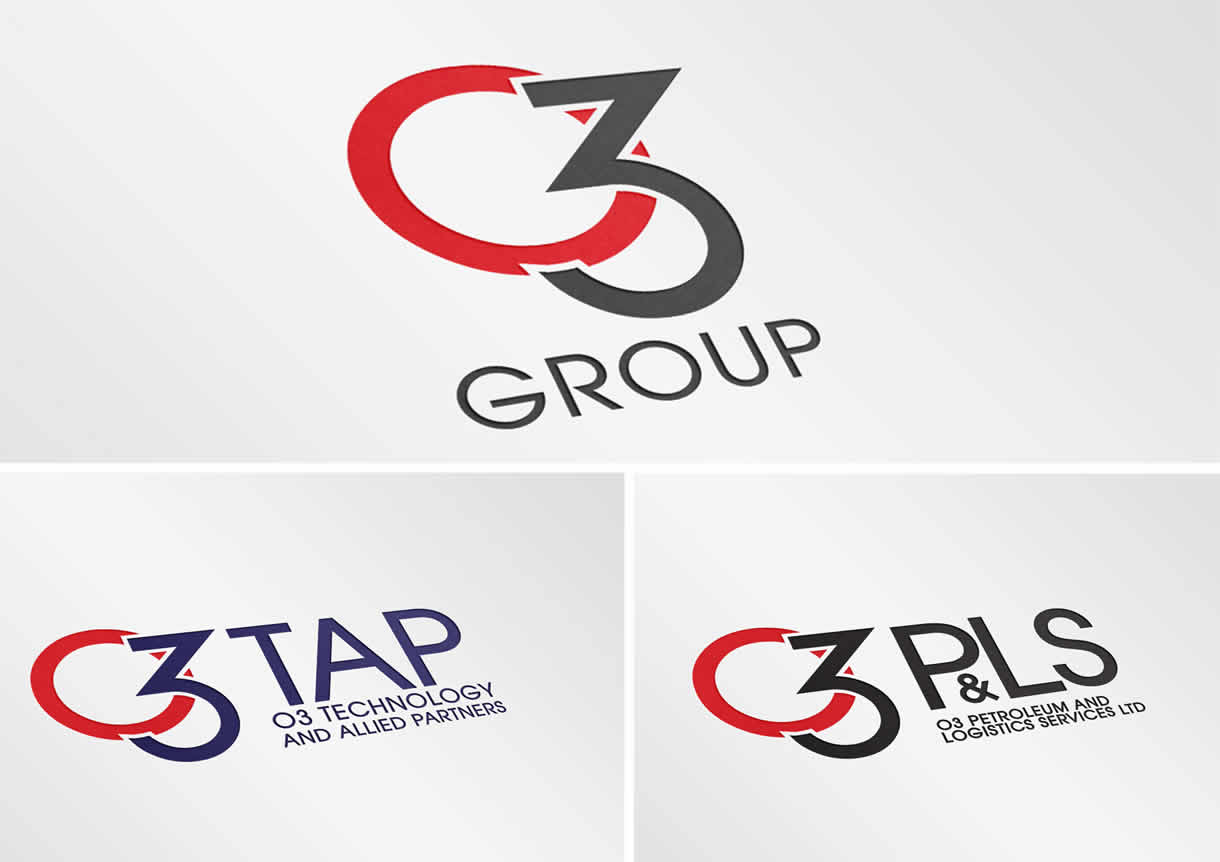 O3 Group Logos Mock Up