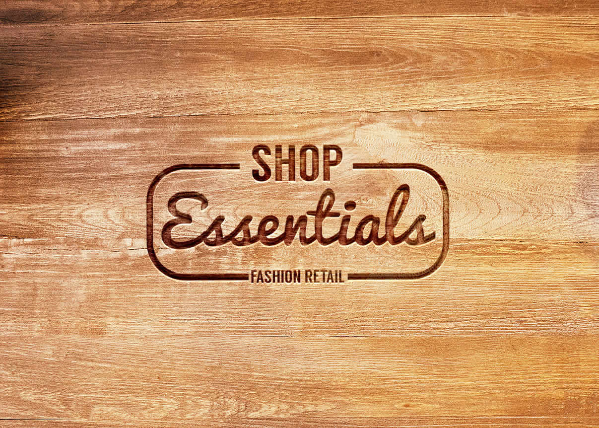 Shop Essentials Logo MockUp